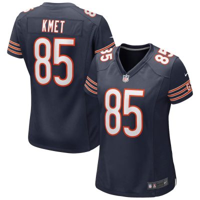 Women's Chicago Bears #85 Cole Kmet  Navy Game Jersey