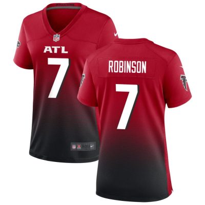 Women's Atlanta Falcons #7 Bijan Robinson  Red Vapor F.U.S.E. Limited Jersey