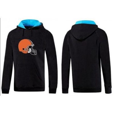 Cleveland Browns Logo Pullover Hoodie Black & Blue