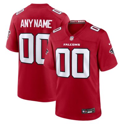 Youth Atlanta Falcons Nike Red Custom Game Jersey