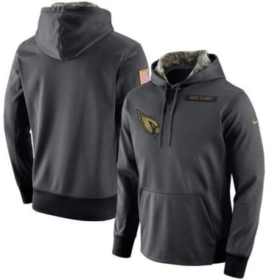 Men's Arizona Cardinals  Anthracite Salute to Service Player Performance Hoodie