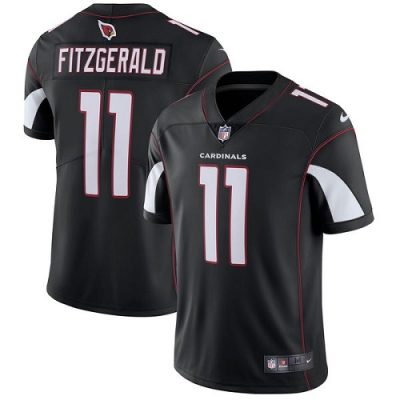 Men's Arizona Cardinals  #11 Larry Fitzgerald Black Vapor Untouchable Limited Stitched NFL Jersey
