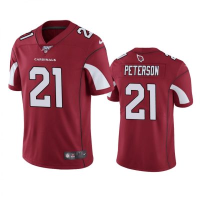 Men's Arizona Cardinals  #21 Patrick Peterson Red 2019 100th Season Vapor Untouchable Limited Stitched NFL Jersey