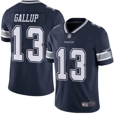 Men's Dallas Cowboys #13 Michael Gallup Navy Vapor Untouchable Limited Stitched NFL Jersey