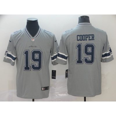 Men's Dallas Cowboys #19 Amari Cooper Gary Inverted Legend Stitched NFL Jersey