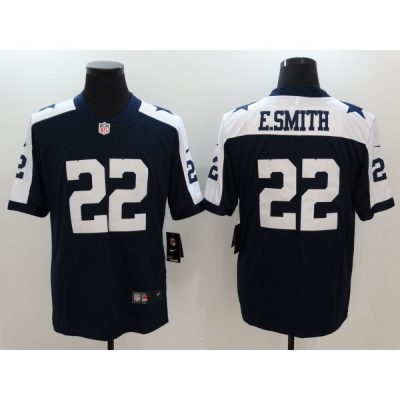 Men's Dallas Cowboys #22 Emmitt Smith Navy Vapor Untouchable Player Limited Jersey