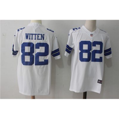Men's  Dallas Cowboys #82 Jason Witten White Stitched NFL Vapor Untouchable Limited Jersey