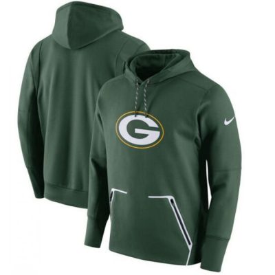 Men's  Green Bay Packers Green Champ Drive Vapor Speed Pullover Hoodie
