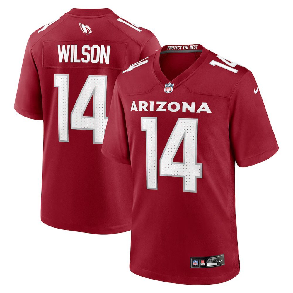 Youth Arizona Cardinals #14 Michael Wilson Cardinal Team Game Jersey
