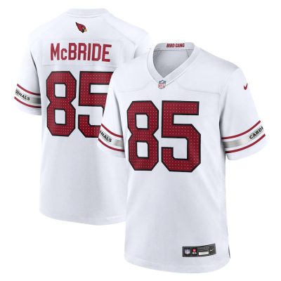 Men's Arizona Cardinals #85 Trey McBride White Game Jersey