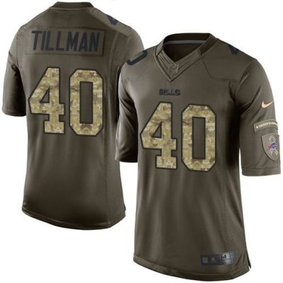 Cardinals #40 Pat Tillman Green Men's Stitched NFL Limited Salute to Service Jersey