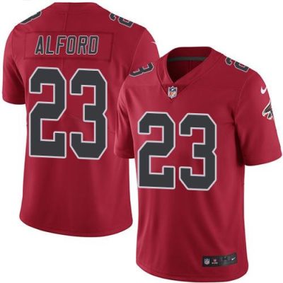 Falcons #23 Robert Alford Red Men's Stitched NFL Limited Rush Jersey