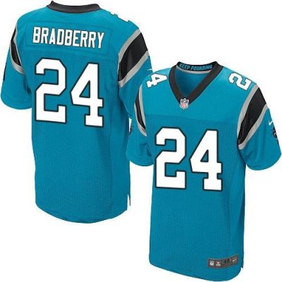 Panthers #24 James Bradberry Blue Alternate Men's Stitched NFL Elite Jersey