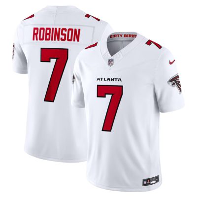 Youth Atlanta Falcons #7 Bijan Robinson Nike White Vapor F.U.S.E. Sewn Down Limited Jersey