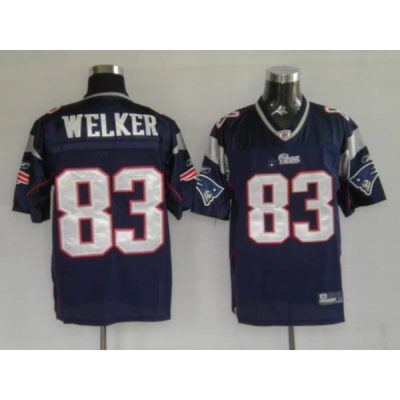 Patriots #83 Wes Welker Blue Stitched Youth NFL Jersey