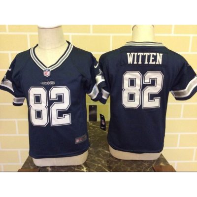 Toddler  Dallas Cowboys #82 Jason Witten Blue Stitched NFL Jersey