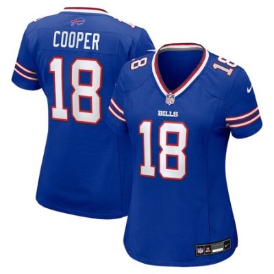 Women's Buffalo Bills #18 Amari Cooper  Royal Team Game Jersey