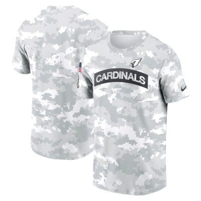Men's Arizona Cardinals  Arctic Camo 2024 Salute To Service Performance T-Shirt