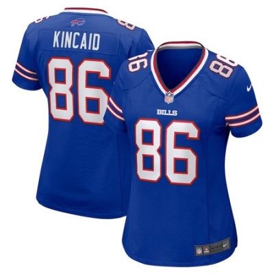 Women's Buffalo Bills #86 Dalton Kincaid  Royal Home Game Jersey