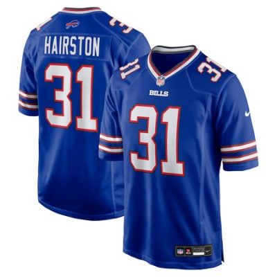 Youth Buffalo Bills #31 Maxwell Hairston  Royal 2025 NFL Draft First Round Pick Game Jersey