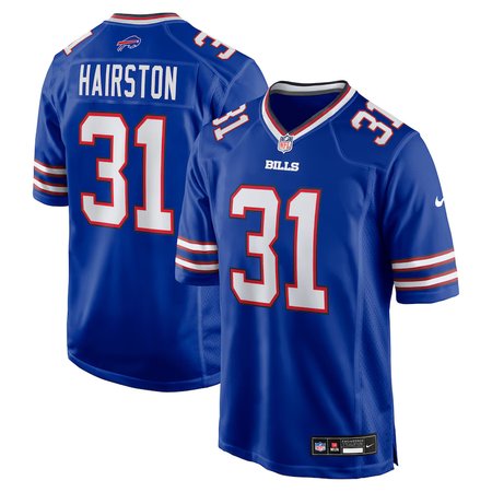 Youth Buffalo Bills #31 Maxwell Hairston Royal 2025 NFL Draft First Round Pick Game Jersey