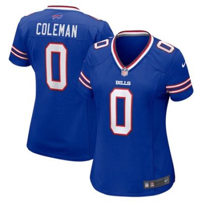 Women's Buffalo Bills #0 Keon Coleman  Royal Game Jersey
