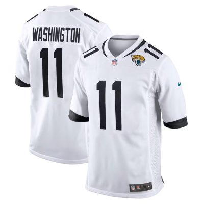 Youth Jacksonville Jaguars #11 Parker Washington  White Team Game Jersey