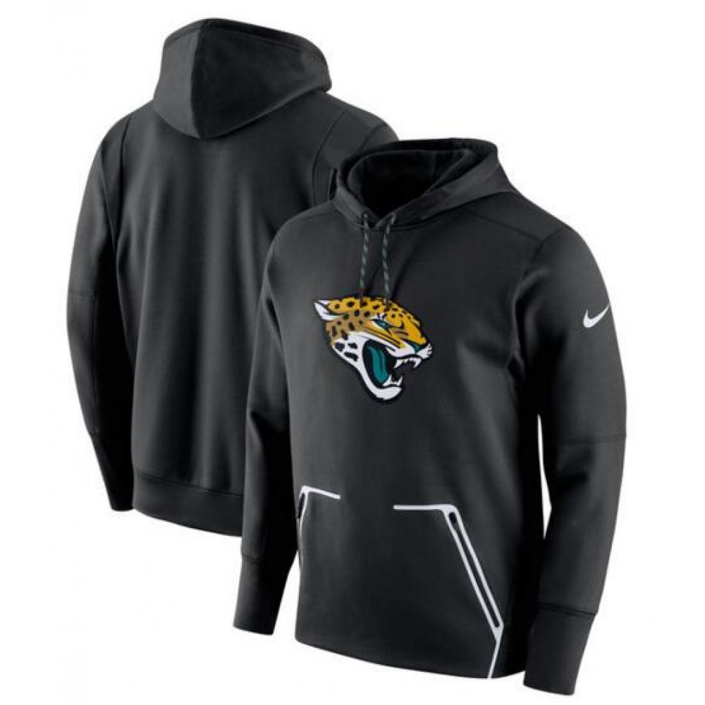 Men's  Jacksonville Jaguars Black Champ Drive Vapor Speed Pullover Hoodie