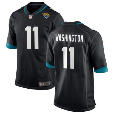 Youth Jacksonville Jaguars #11 Parker Washington  Black Team Game Jersey